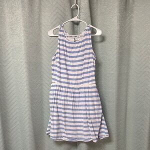 beachlunchlounge Blue and White Striped Casual Dress